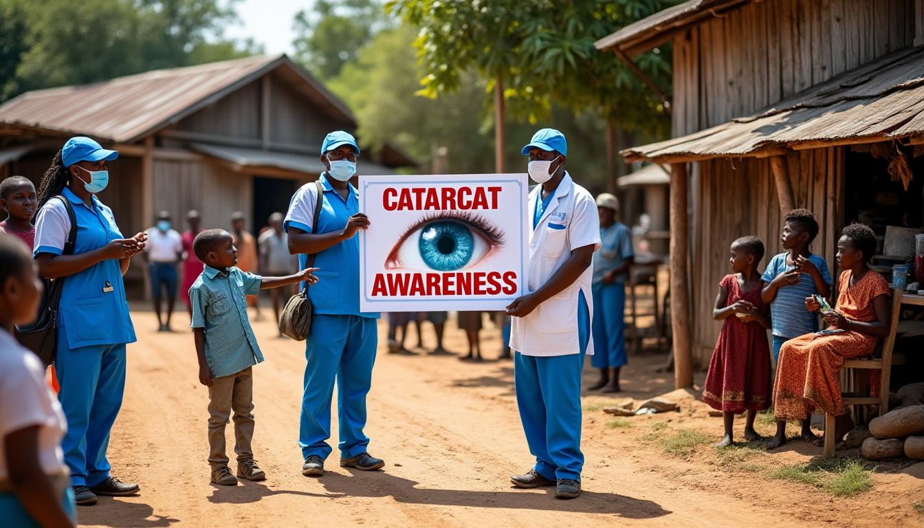 le ministère de la santé lance une campagne gratuite de dépistage et de traitement de la cataracte pour améliorer la santé visuelle de la population.