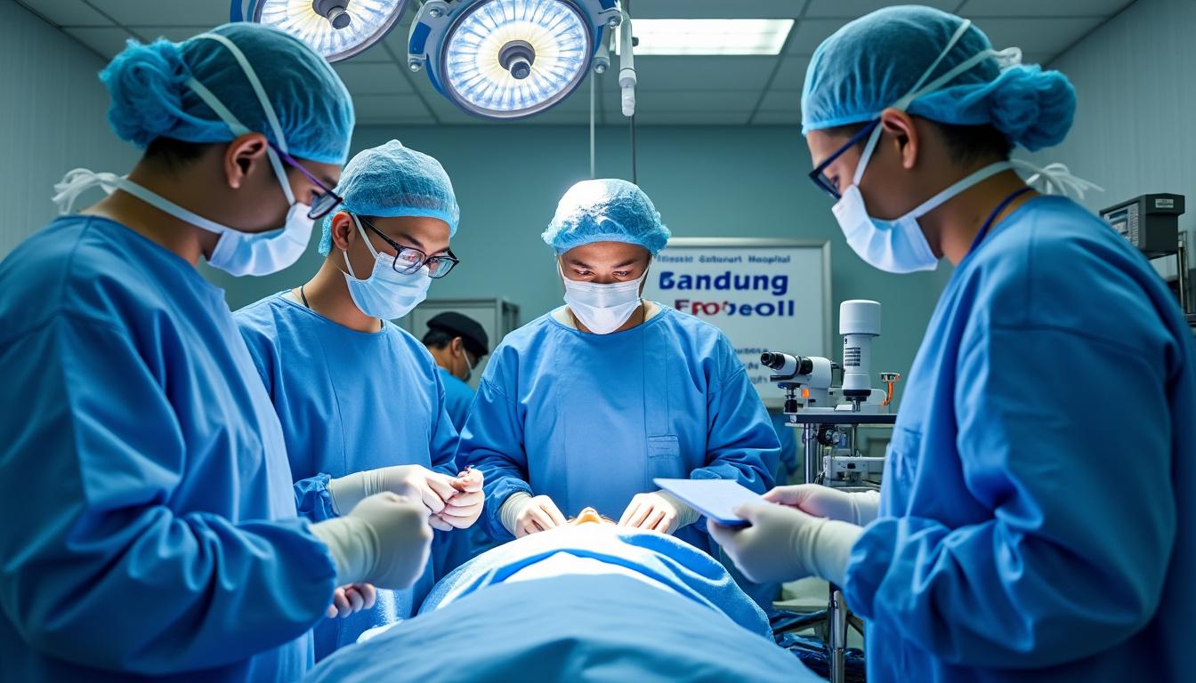 sido muncul organise une opération gratuite de la cataracte à l'hôpital maranatha de bandung, offrant aux patients une chance unique d'améliorer leur vue sans frais.