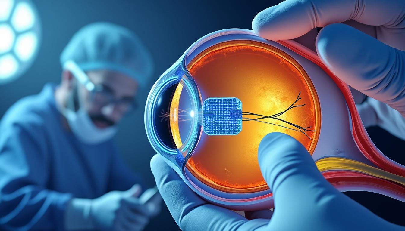 découvrez l'implant sous-rétinien prima, une innovation révolutionnaire présentée par josé-alain sahel, offrant une nouvelle lueur d'espoir aux patients atteints de dmla.