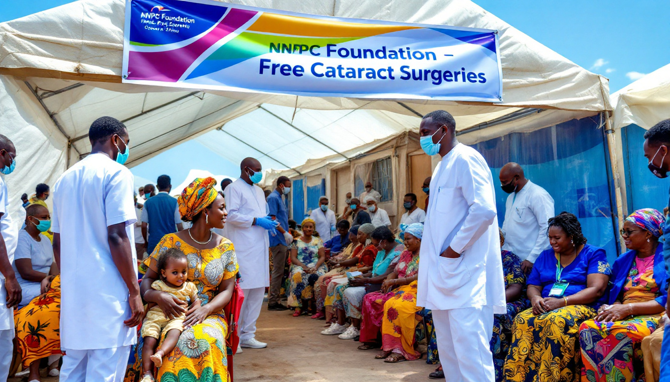 découvrez comment la fondation nnpc offre des opérations de cataracte gratuites dans l'état d'ogun, améliorant ainsi la vision et la qualité de vie des personnes dans le besoin. rejoignez cette noble cause pour soutenir la santé visuelle dans votre communauté.