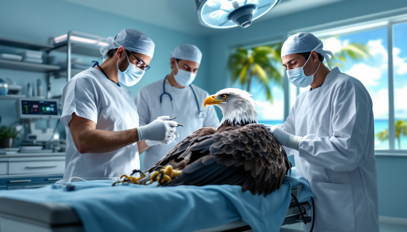 découvrez comment des vétérinaires en floride accomplissent une chirurgie de la cataracte sur un aigle à tête rasée, révélant l'importance de la médecine vétérinaire pour la protection des espèces sauvages et le bien-être des animaux. suivez cette opération fascinante et apprenez-en davantage sur les défis et les succès rencontrés dans ce domaine.