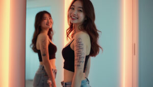 découvrez le premier tatouage de shin ji ainsi que sa transformation impressionnante après une chirurgie des yeux, partagée avec enthousiasme sur ses réseaux sociaux. plongez dans son univers et suivez son parcours unique et inspirant.