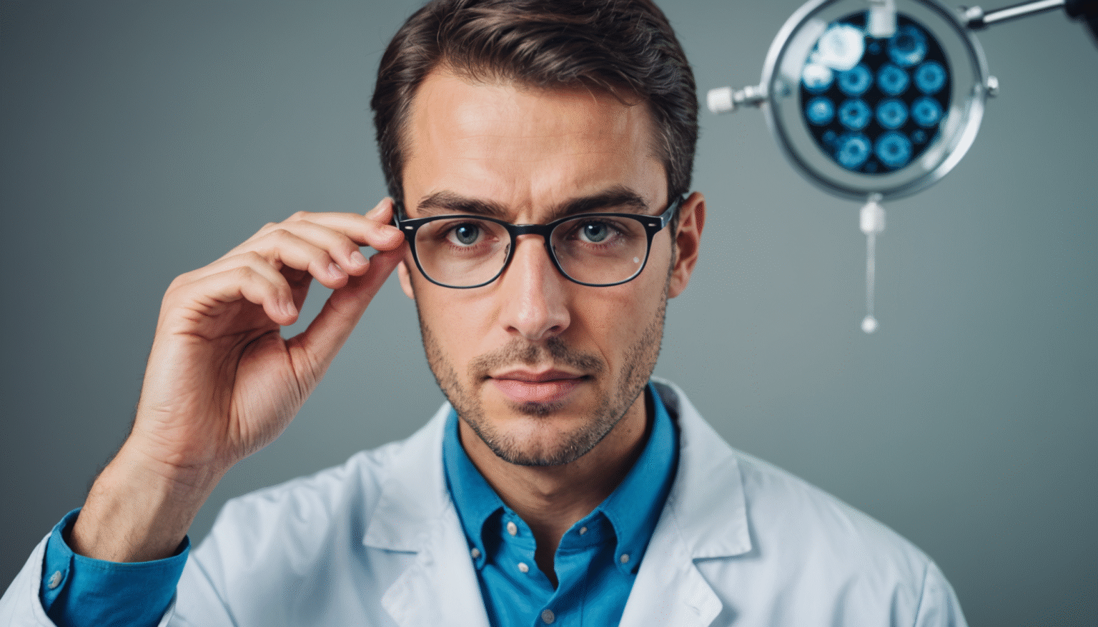 des lentilles pour les yeux