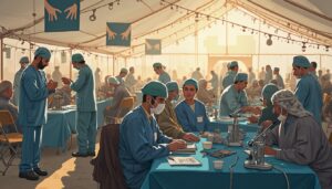 l'association yubsiroon lance une campagne de chirurgie de la cataracte pour aider les pèlerins du hajj à voir clair lors de leur voyage sacré. découvrez comment cette initiative contribue à améliorer la santé visuelle des fidèles tout en facilitant leur expérience spirituelle.