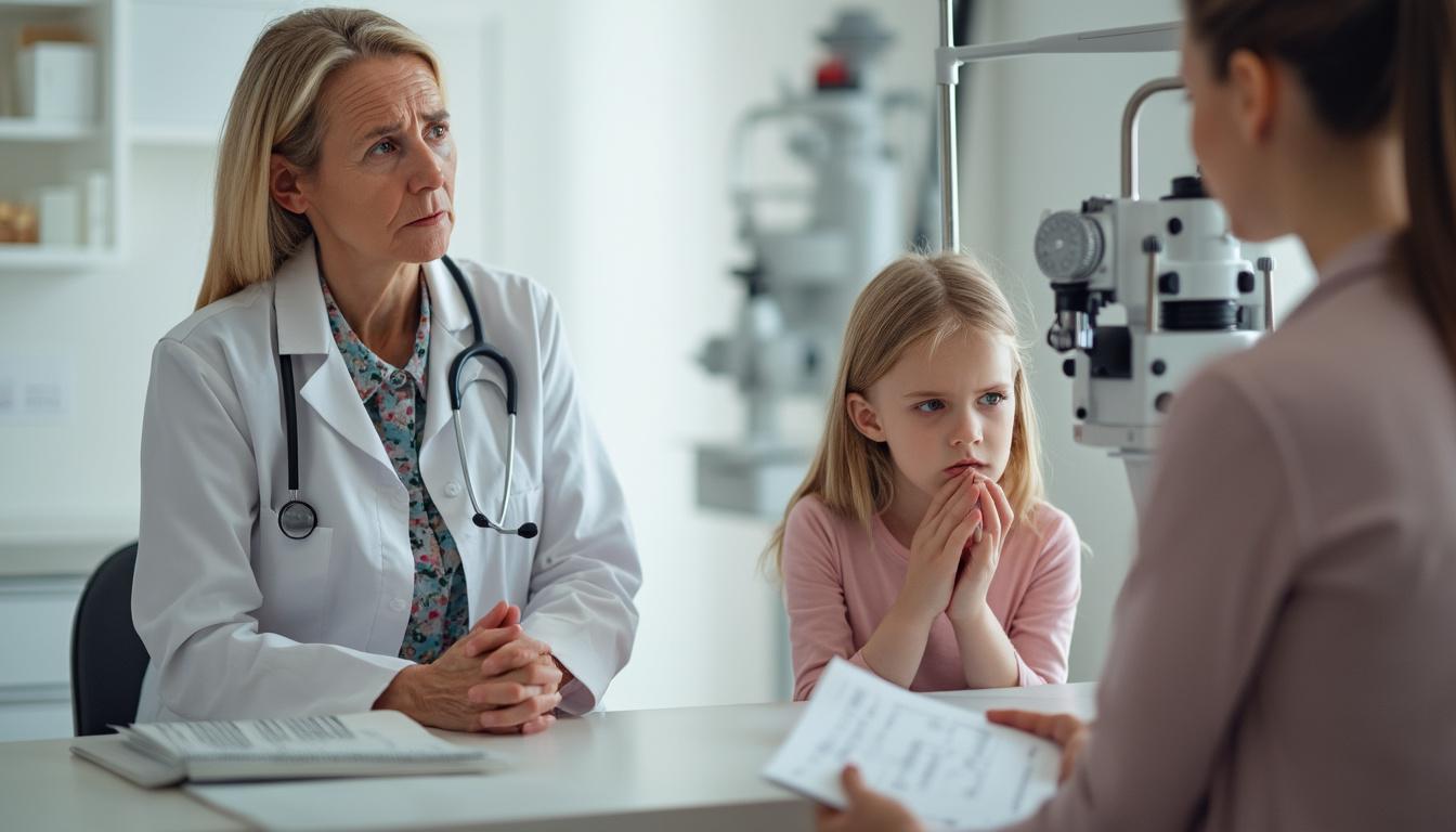 découvrez le témoignage poignant d'une mère qui partage ses craintes face au traitement oculaire de sa fille, désormais face à une intervention chirurgicale. un récit émouvant sur l'angoisse maternelle et l'espoir en parallèle.
