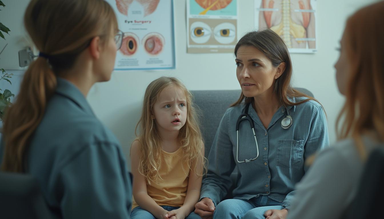 découvrez le récit poignant d'une mère qui partage ses craintes face au traitement oculaire de sa fille, désormais confrontée à la nécessité d'une intervention chirurgicale. un témoignage touchant sur l'angoisse parentale et l'importance des soins médicaux.