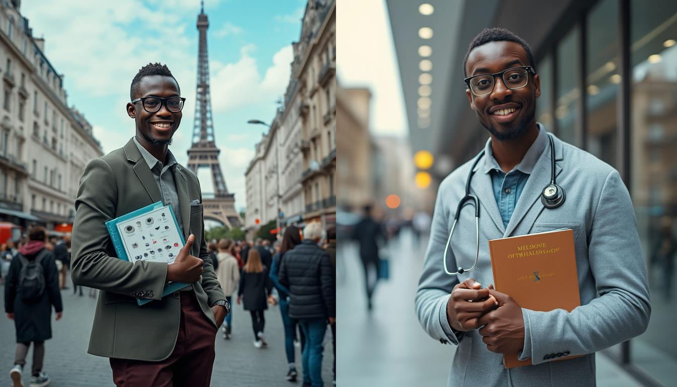 découvrez le parcours inspirant d'un jeune camerounais ambitieux qui aspire à devenir ophtalmologue. suivez son voyage captivant entre paris et berlin, où il surmonte des défis, acquiert des connaissances et partage ses rêves d'avenir.