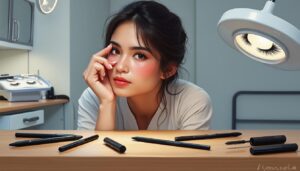 andrea del rosario met en garde contre une infection oculaire causée par le maquillage et les faux cils, qui l'a conduite à une intervention chirurgicale mineure aux yeux.