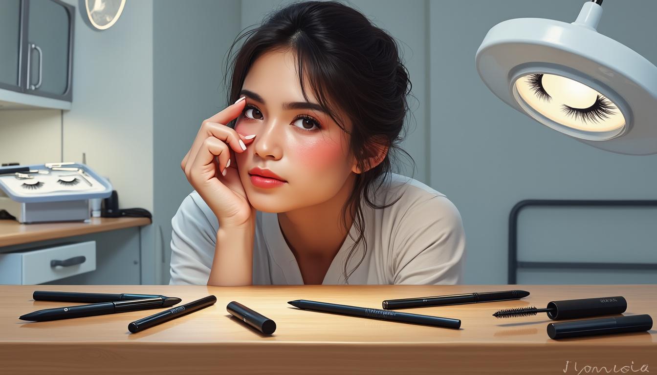 andrea del rosario met en garde contre une infection oculaire causée par le maquillage et les faux cils, qui l'a conduite à une intervention chirurgicale mineure aux yeux.