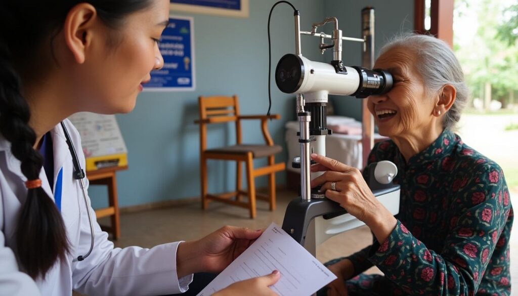découvrez comment améliorer la vie des patients défavorisés atteints de cataracte à diên biên, vietnam, grâce à des actions de solidarité et de soins oculaires.
