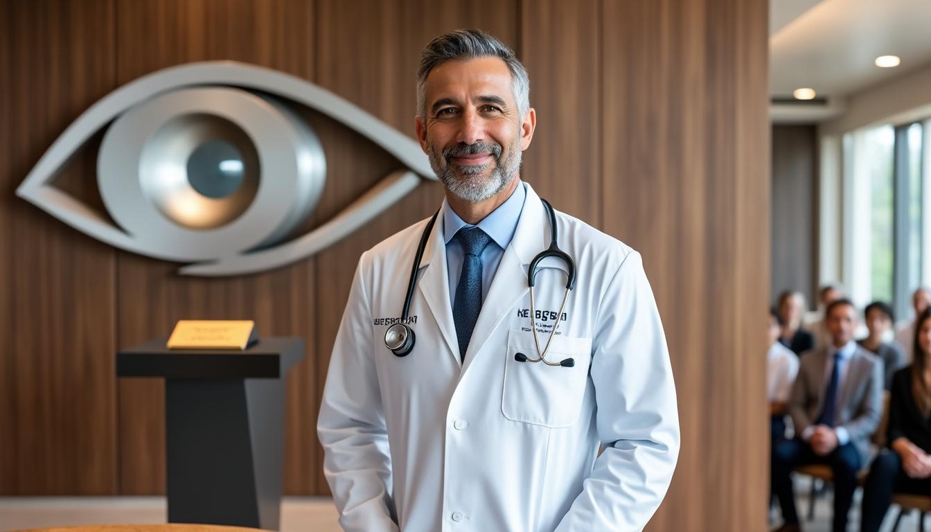 le chirurgien ophtalmologue gréco-américain hercules logothetis reconnu parmi les meilleurs médecins par castle connolly, soulignant son expertise et son engagement en ophtalmologie.