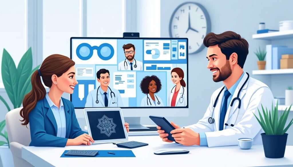 découvrez comment la téléconsultation ophtalmologique allie praticité et interactivité, offrant aux patients une expérience moderne et efficace pour leurs soins visuels.