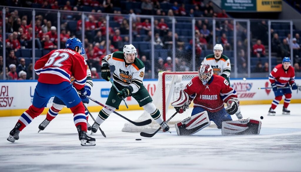 revivez le duel intense entre les huskies et les cataractes avec une victoire dominatrice des huskies, à suivre en direct sur radio-canada.