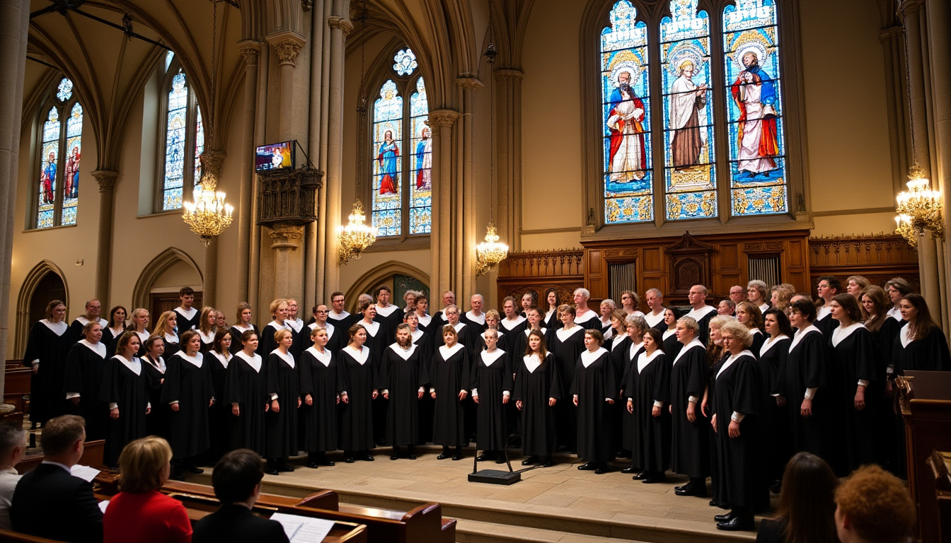 à franchesse, des choristes se réunissent lors d'un concert solidaire pour soutenir la recherche en ophtalmologie, un événement mêlant musique et solidarité.