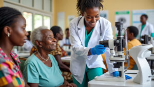 lancement d'une campagne gratuite de chirurgie de la cataracte en côte d’ivoire, région sanitaire de l’agneby-tiassa, pour améliorer la santé oculaire des populations.