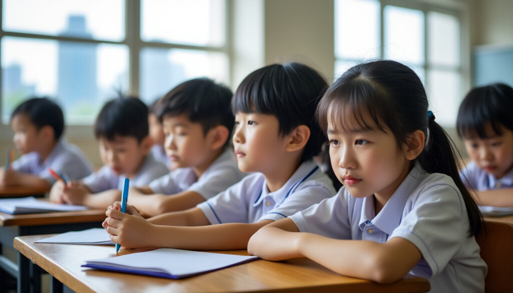 à hô chi minh-ville, plus de la moitié des écoliers souffrent de troubles de la vision réfractive, impactant leur apprentissage et nécessitant une sensibilisation urgente.