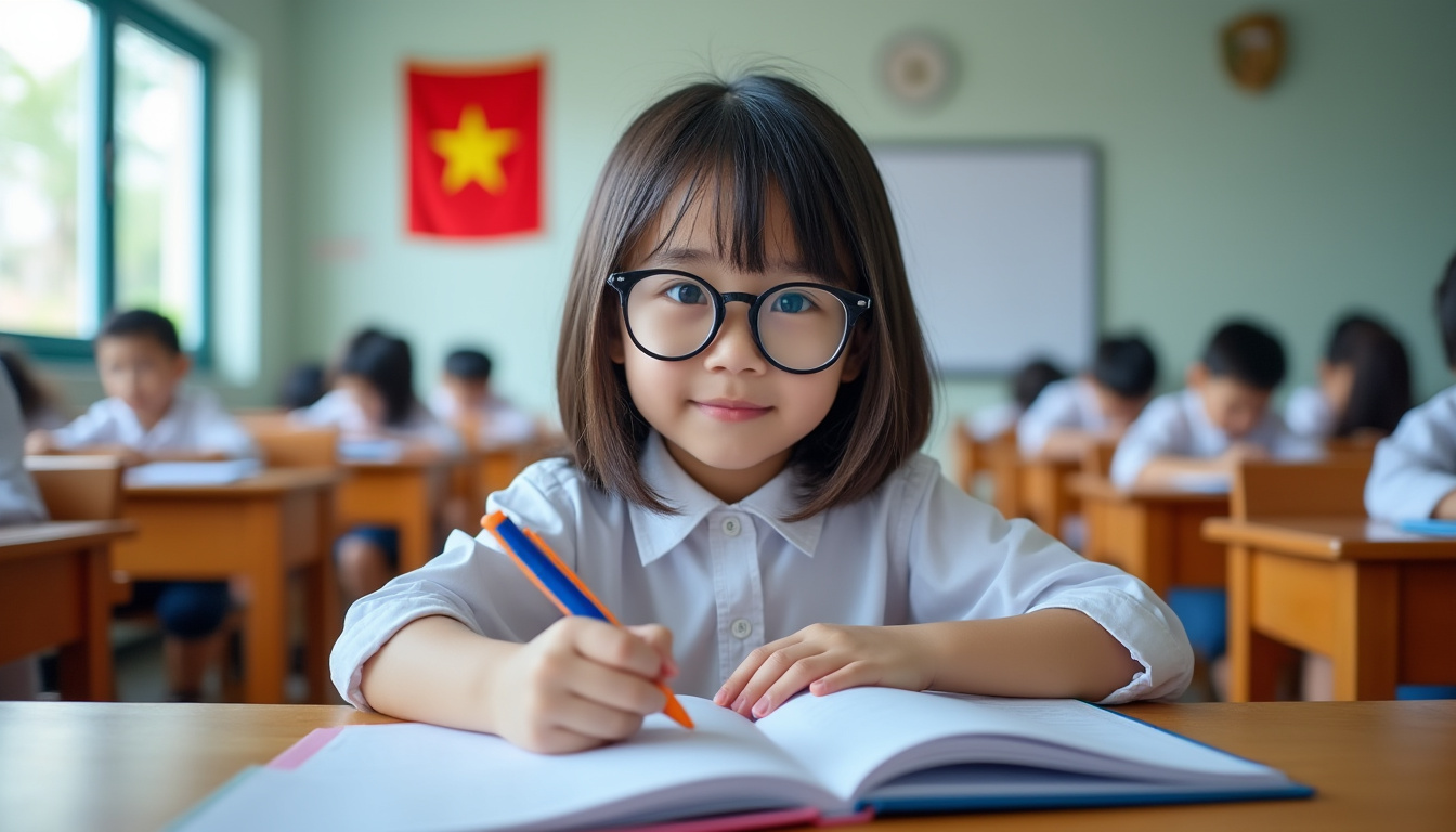 à hô chi minh-ville, plus de la moitié des écoliers souffrent de troubles de la vision réfractive, impactant leur apprentissage et leur quotidien. découvrez les causes et les solutions.