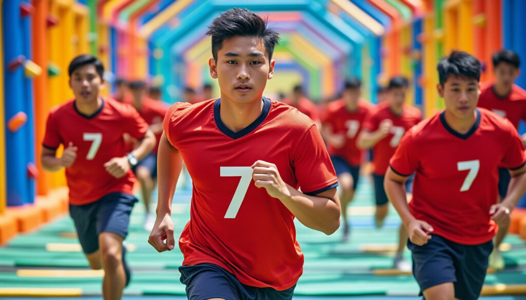 découvrez les défis incroyables de tran thanh dans running man 4, confronté à son handicap, son daltonisme et des collisions avec ses coéquipiers dans une aventure pleine de suspense et d'humour.