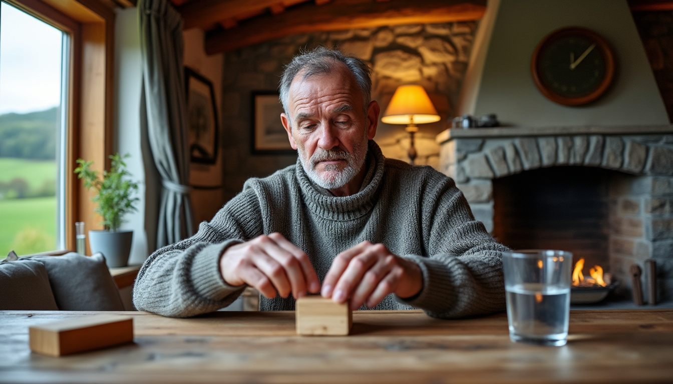 un homme du perthshire fait face à une attente incertaine pour recevoir une prothèse oculaire suite à son opération, entre espoir et patience.