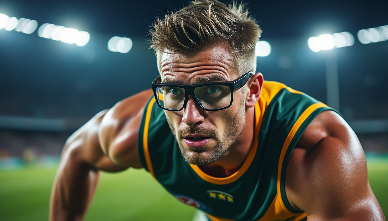 découvrez pourquoi mason cox porte des lunettes sur le terrain et comment sa détermination accompagne les ambitions de son équipe pour un deuxième sacre en afl.