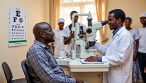 à bambey, une nouvelle unité de soins oculaires ouvre au centre de santé afin de faciliter l’accès aux consultations et aux soins de la vue.