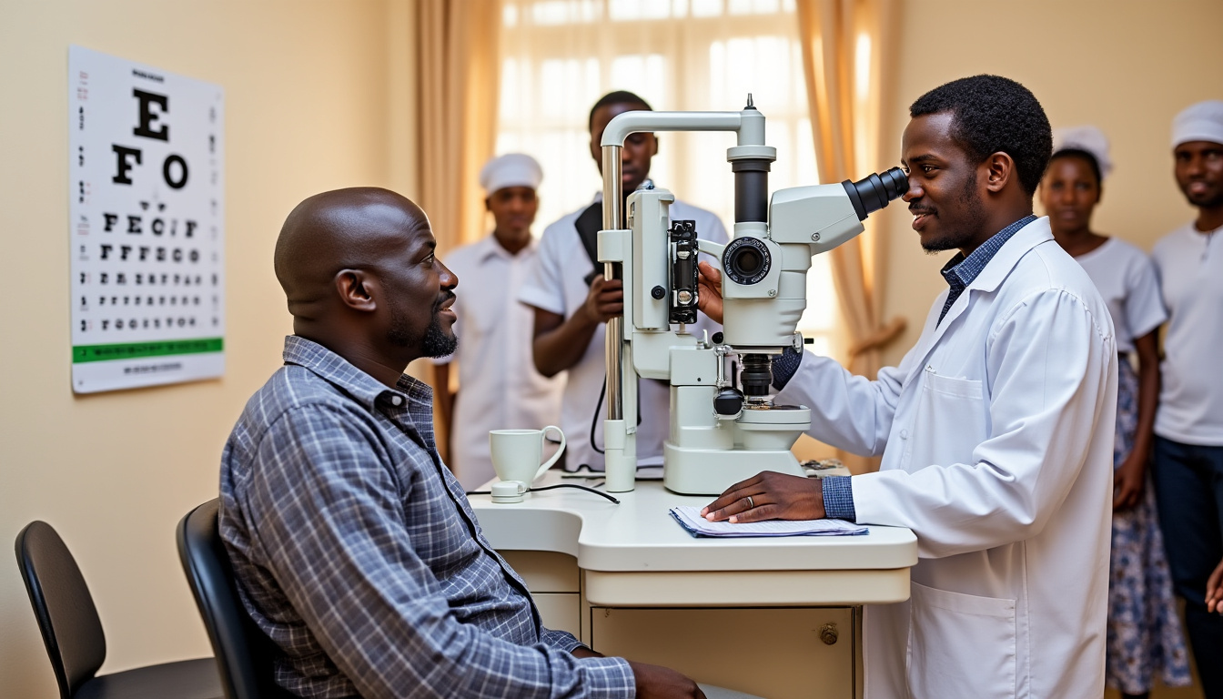à bambey, une nouvelle unité de soins oculaires ouvre au centre de santé afin de faciliter l’accès aux consultations et aux soins de la vue.