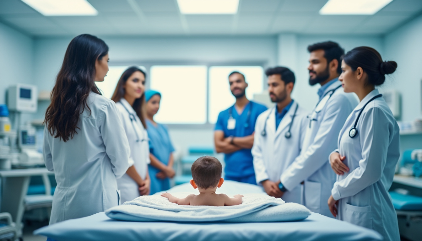 à jammu, l’aiims réalise une chirurgie reconstructrice de l’œil sur un bébé de cinq mois, une intervention délicate menée par ses équipes médicales.