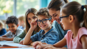 offrons des lunettes aux élèves défavorisés pour améliorer leur vision, renforcer leur confiance et leur donner de meilleures chances de réussir à l’école.