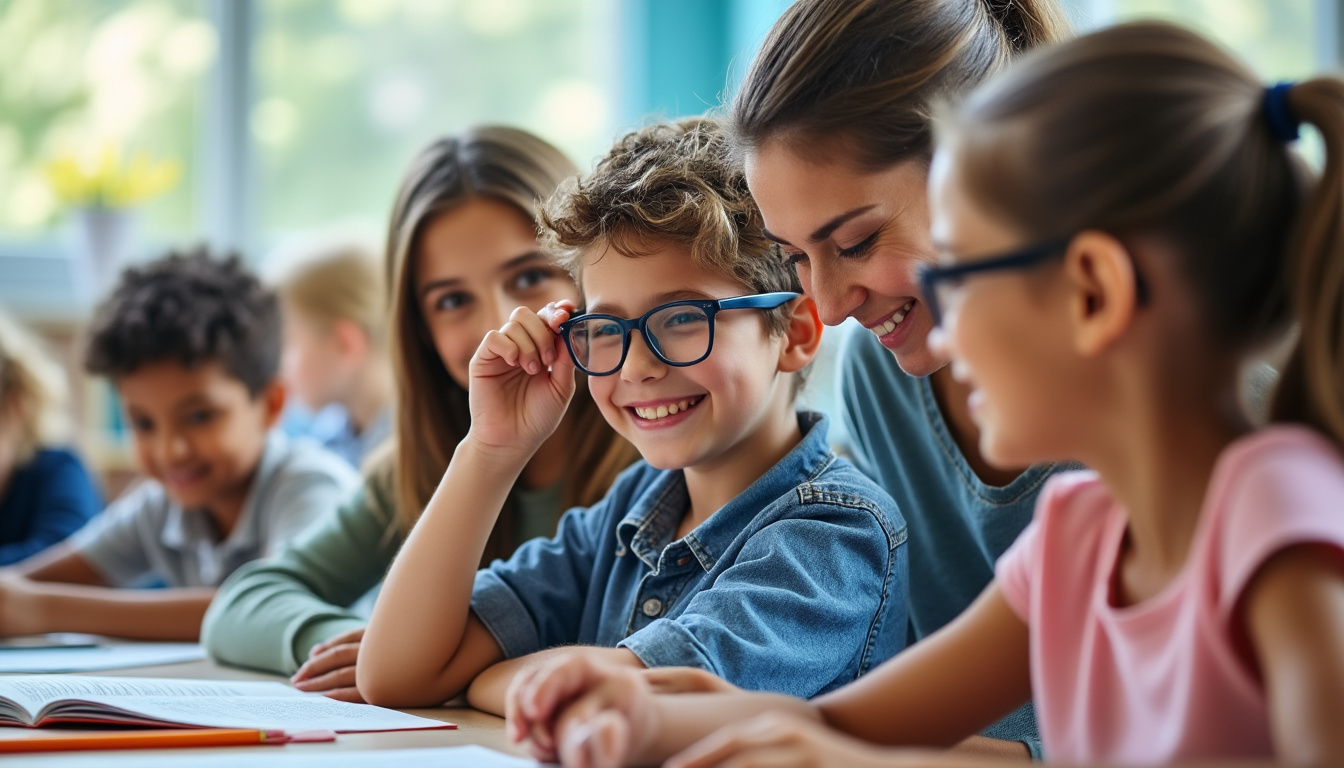 offrons des lunettes aux élèves défavorisés pour améliorer leur vision, renforcer leur confiance et leur donner de meilleures chances de réussir à l’école.