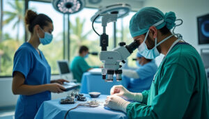 à maurice, l’expertise française en ophtalmologie accompagne 140 opérations et 400 consultations pour améliorer l’accès aux soins visuels.